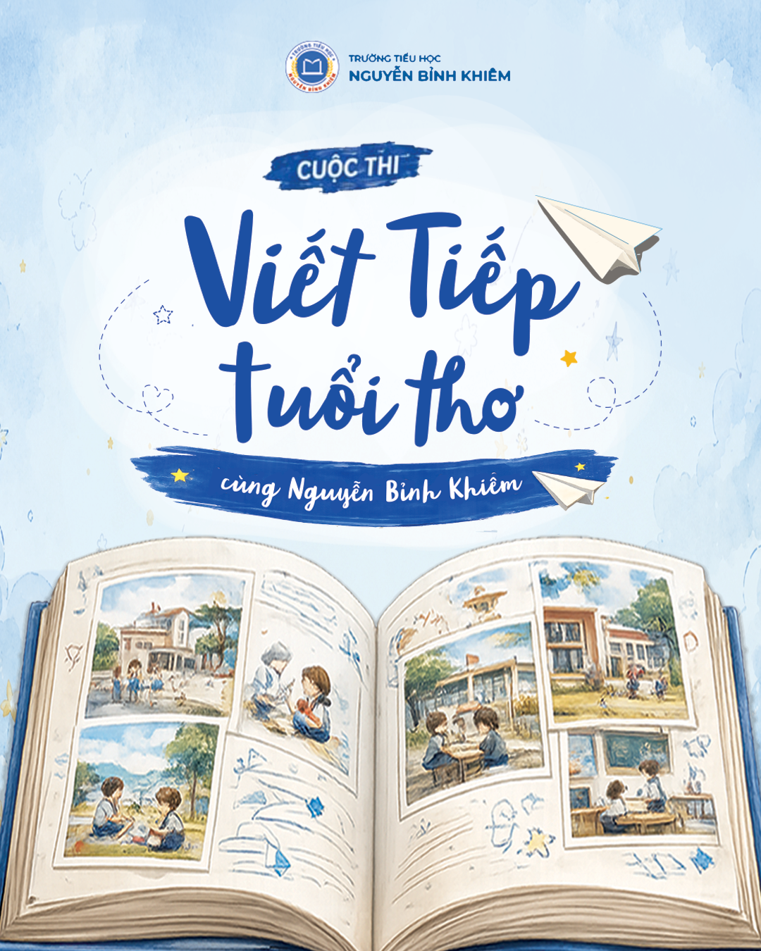 Poster cuộc thi Viết Tiếp Tuổi Thơ