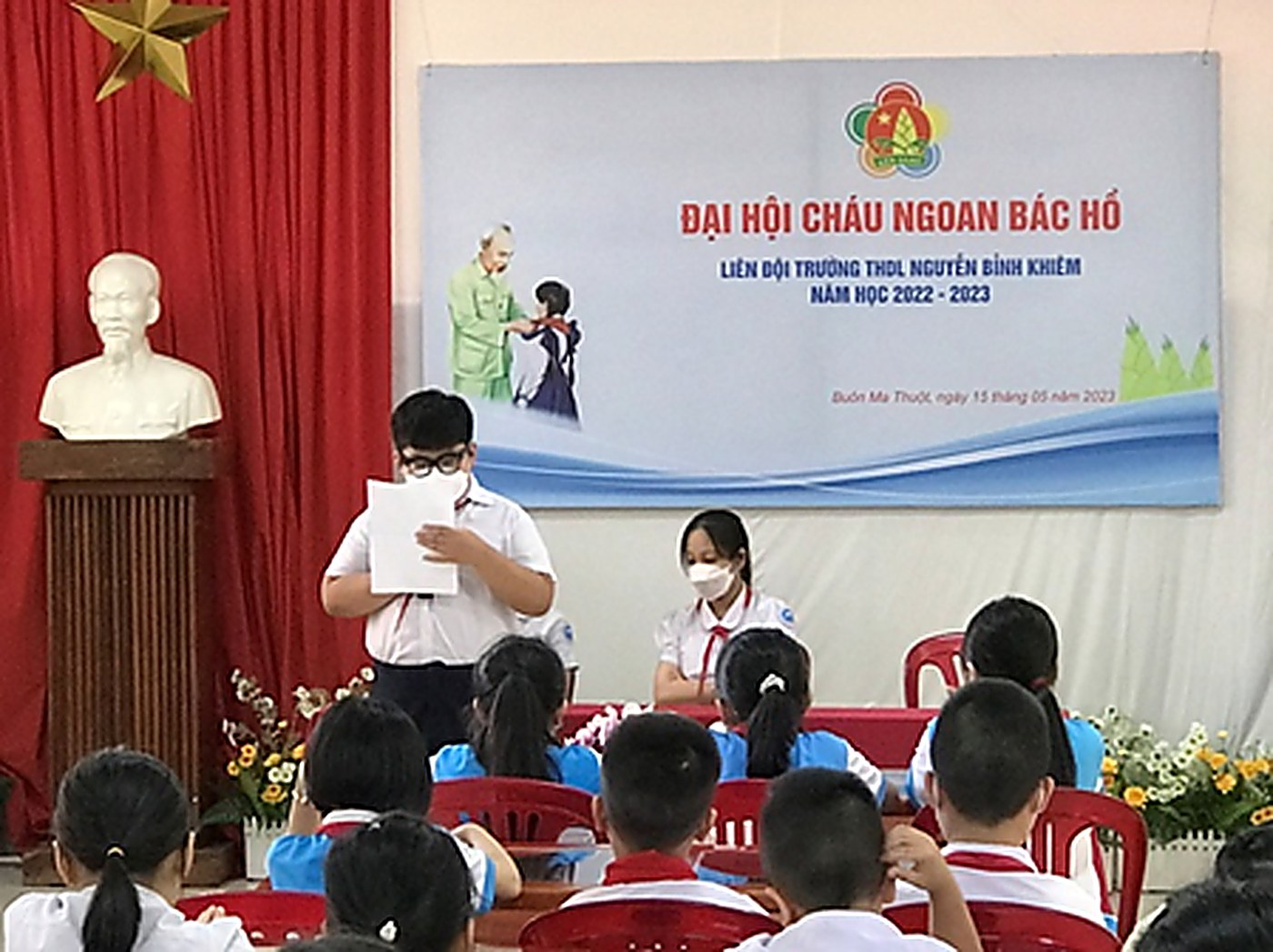 TRƯỜNG THDL NGUYỄN BỈNH KHIÊM TỔ CHỨC ĐẠI HỘI CHÁU NGOAN BÁC HỒ Năm học 2022-2023