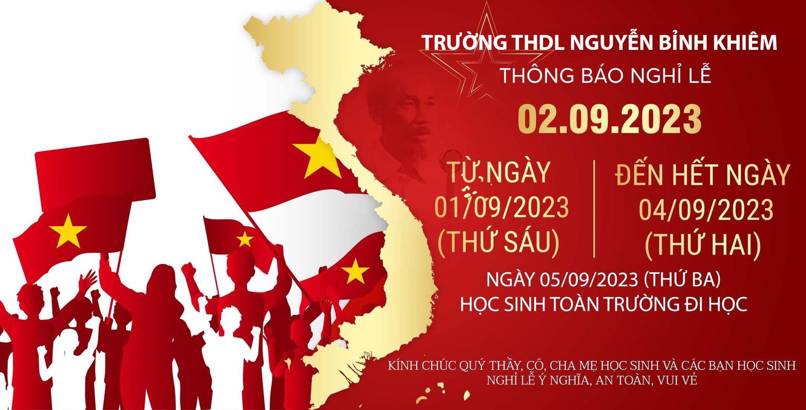 Thông báo nghỉ Lễ Quốc khánh 2/9