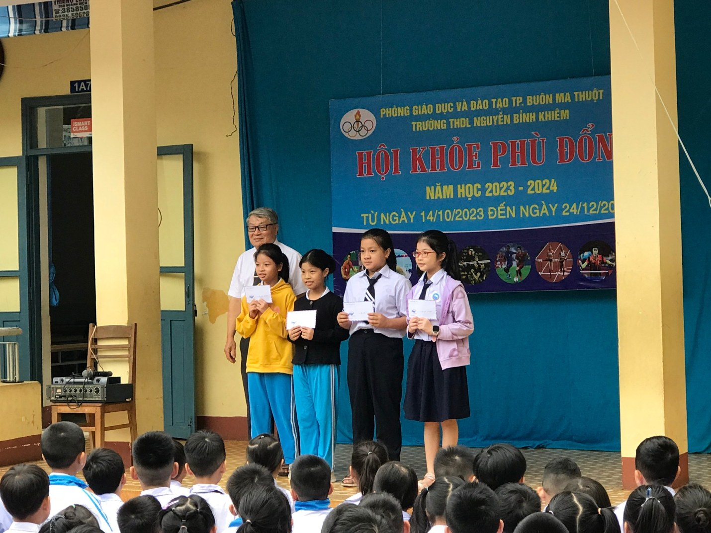 TRƯỜNG THDL NGUYỄN BỈNH KHIÊM TUYÊN DƯƠNG HỌC SINH THAM GIA HỘI KHOẺ PHÙ ĐỔNG CẤP TRƯỜNG ĐẠT GIẢI CAO