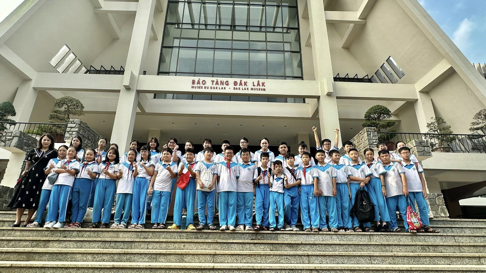 Chào đón các em học sinh khối lớp 5 đến với Bảo tàng Đắk Lắk
