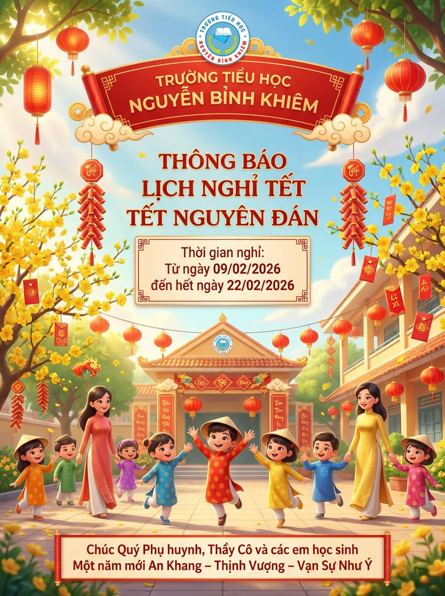 Lịch nghỉ tết Nguyên Đán 2026